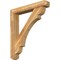 Ekena Millwork Olympic Craftsman Rough Sawn Bracket w/ Offset Brace, Western Red Cedar, 6"W x 36"D x 40"H BKT0604X36X40OLY04RWR - alternate 1